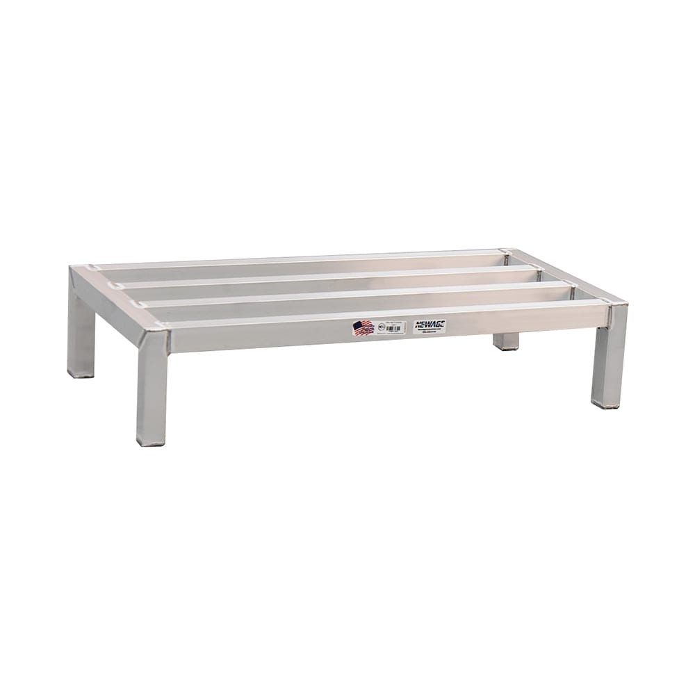 098-2020 36" Stationary Dunnage Rack w/ 3000 lb Capacity, Aluminum