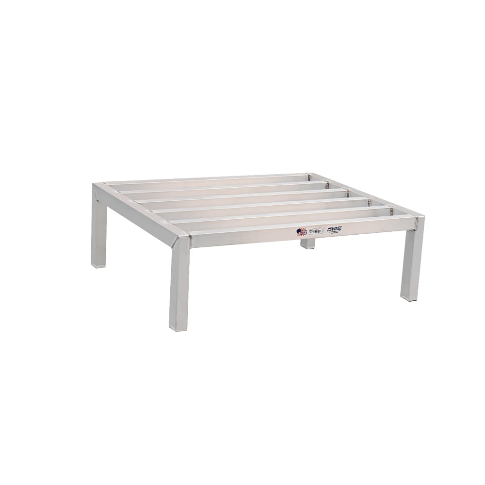 098-2027 48" Stationary Dunnage Rack w/ 3000 lb Capacity, Aluminum