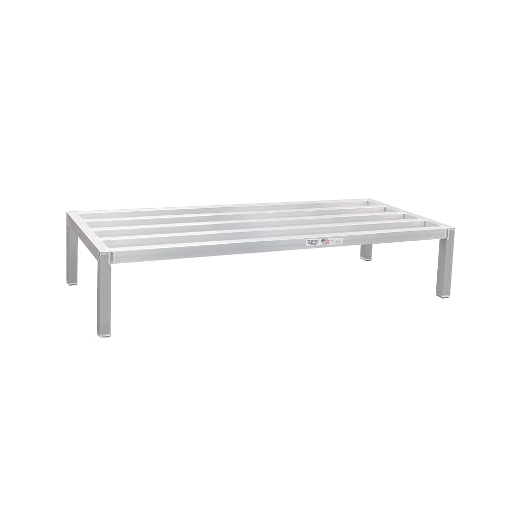 098-2009 48" Stationary Dunnage Rack w/ 2500 lb Capacity, Aluminum