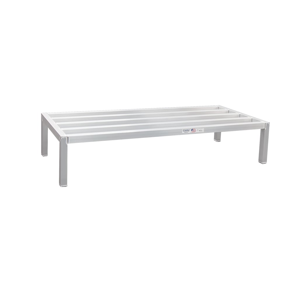 098-2031 24" Stationary Dunnage Rack w/ 3000 lb Capacity, Aluminum