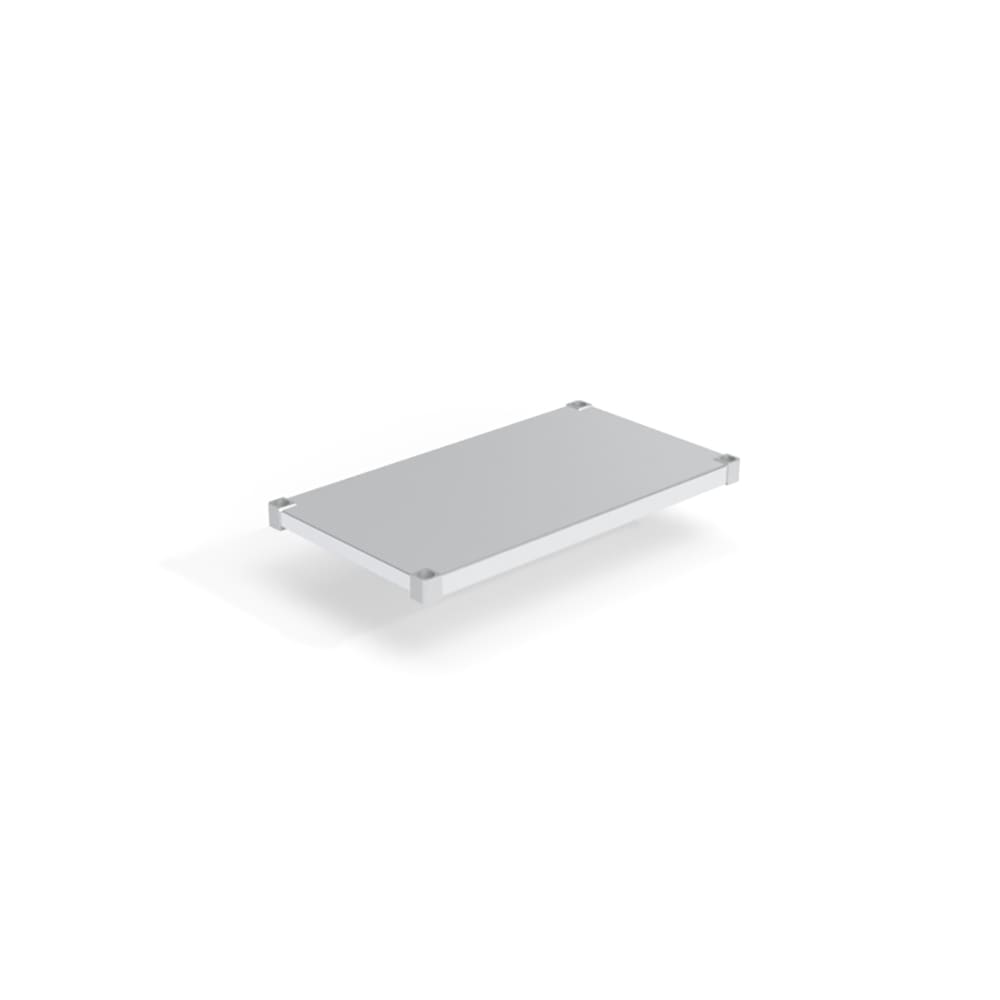 098-2036SB Aluminum Solid Shelf - 36"W x 20"D