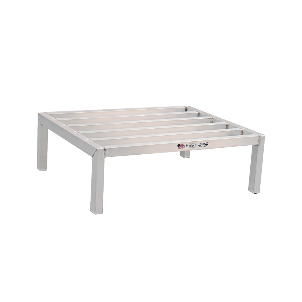 098-2008 36" Stationary Dunnage Rack w/ 2500 lb Capacity, Aluminum