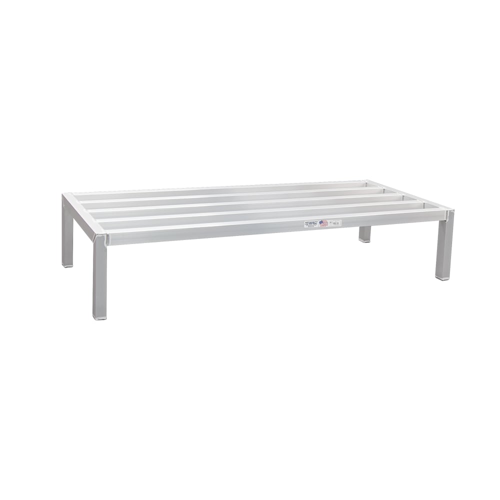 098-2032 72" Stationary Dunnage Rack w/ 4000 lb Capacity, Aluminum