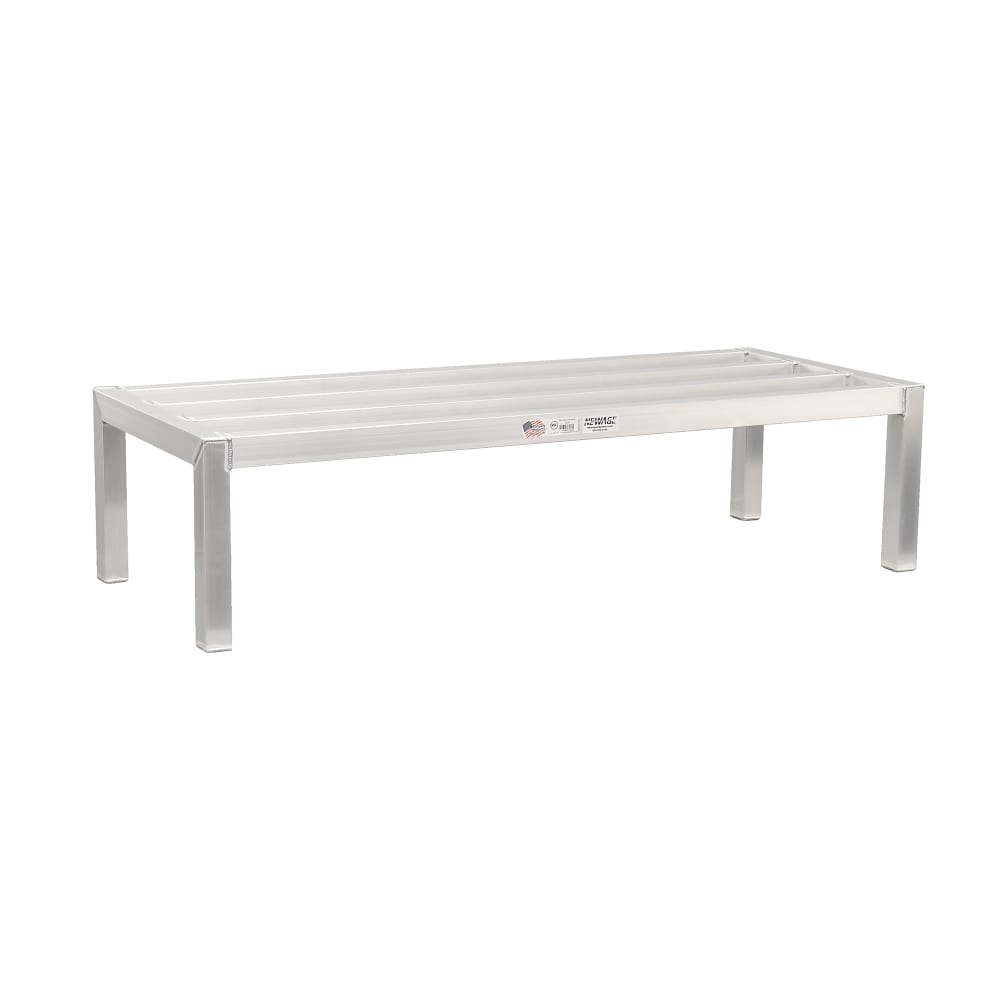 098-2022 60" Stationary Dunnage Rack w/ 2000 lb Capacity, Aluminum