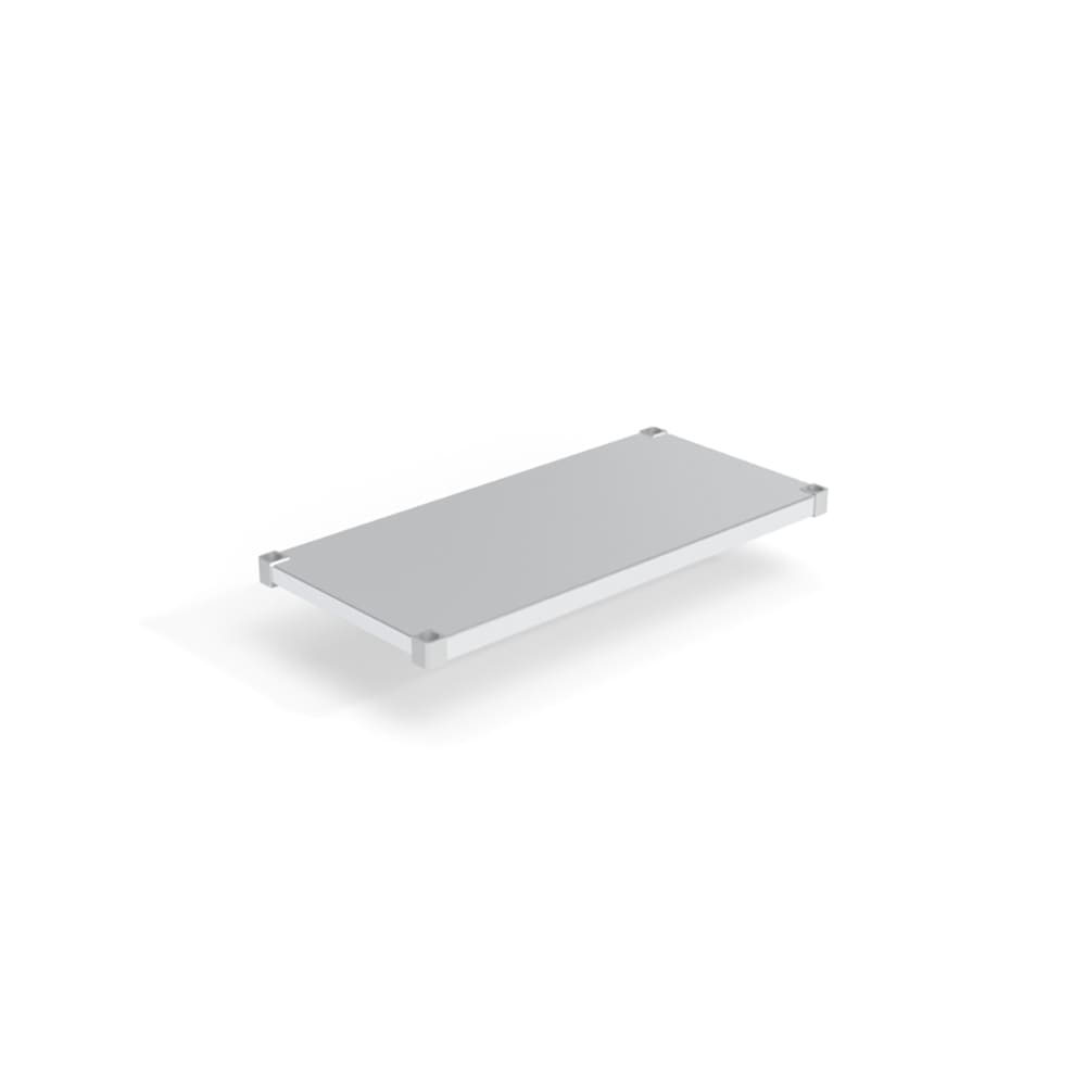 098-2042SB Aluminum Solid Shelf - 42"W x 20"D