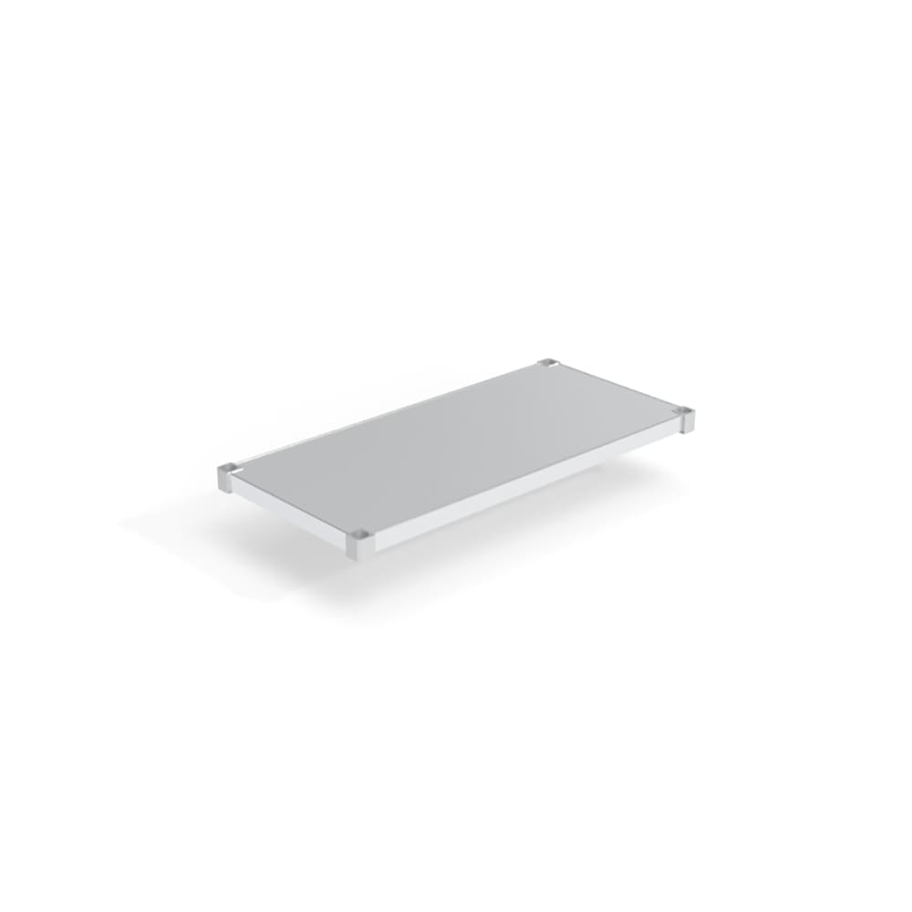 098-2042S Aluminum Solid Shelf - 42"W x 20"D