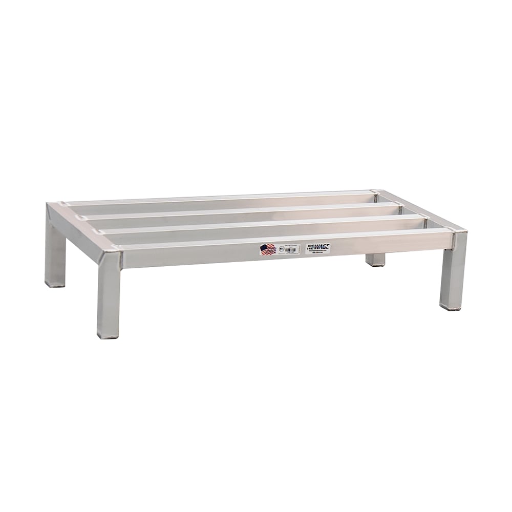 098-2052 30" Stationary Dunnage Rack w/ 3000 lb Capacity, Aluminum