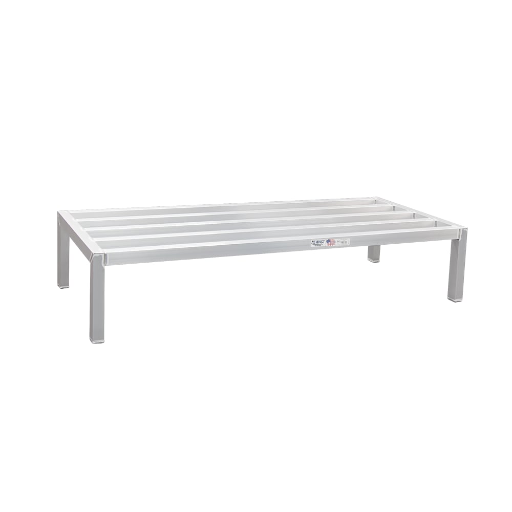 098-2064 42" Stationary Dunnage Rack w/ 2500 lb Capacity, Aluminum