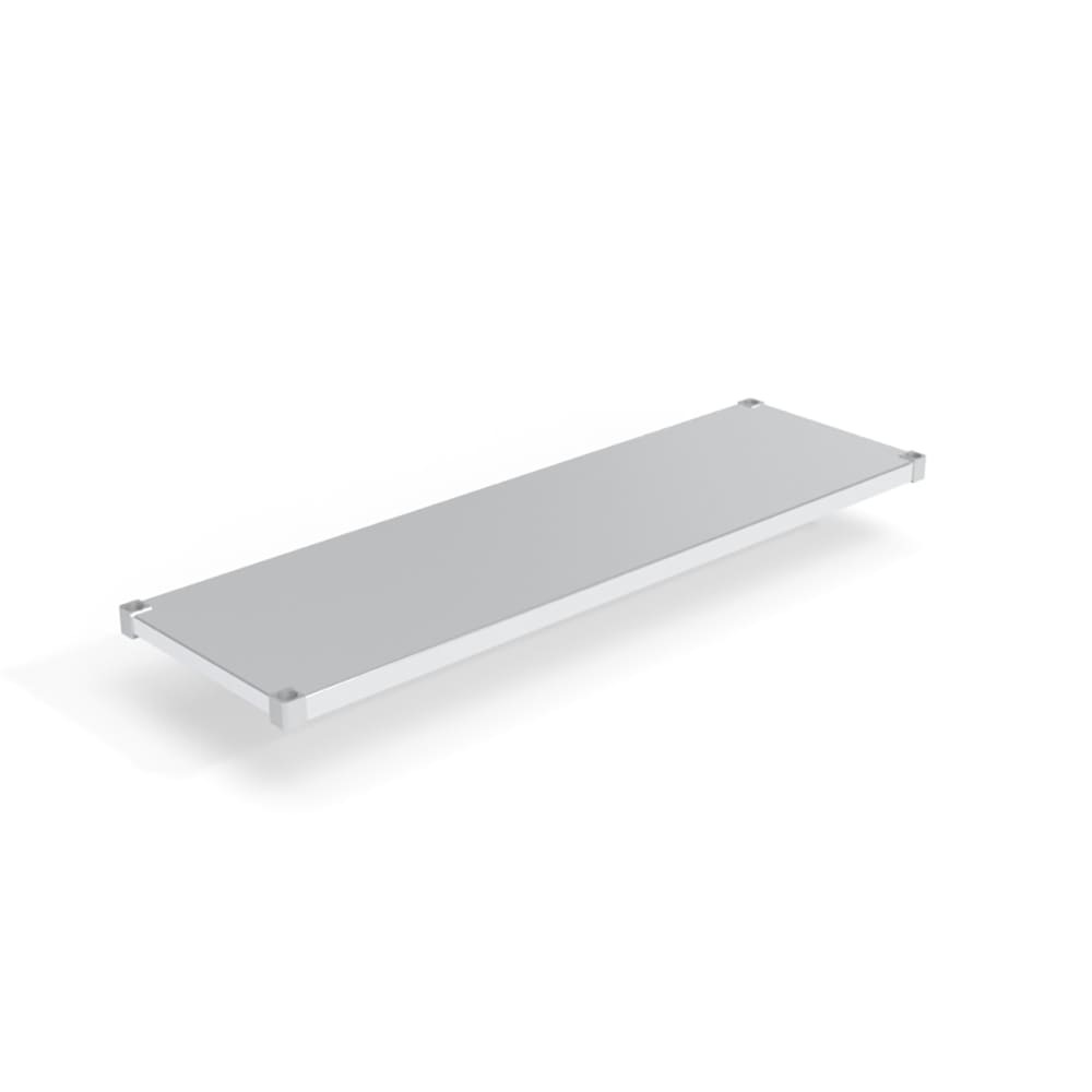 098-2066SB Aluminum Solid Shelf - 66"W x 20"D