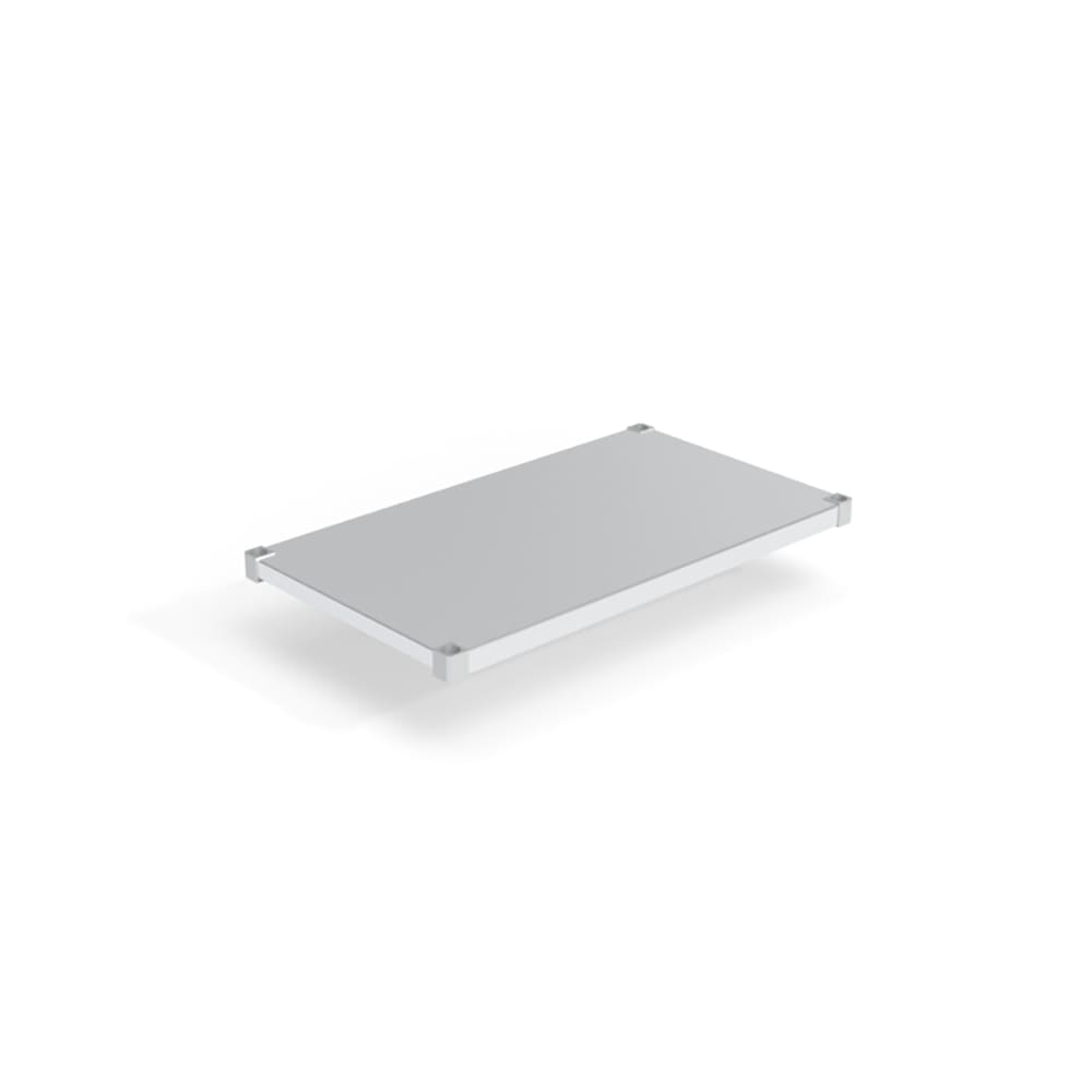 098-2442SB Aluminum Solid Shelf - 42"W x 24"D