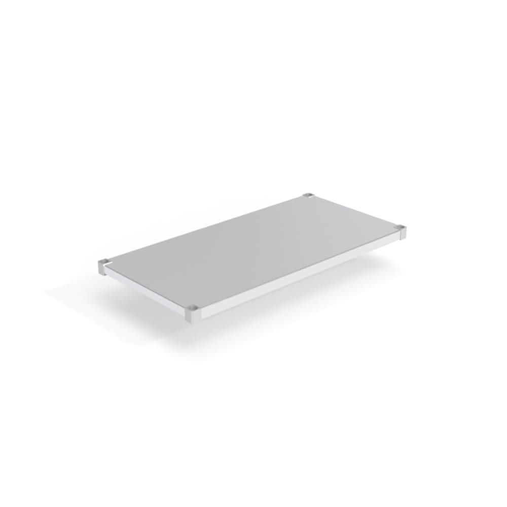 098-2448SB Aluminum Solid Shelf - 48"W x 24"D