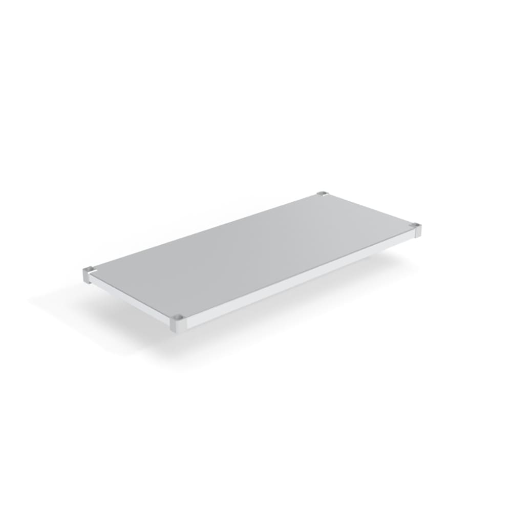 098-2454SB Aluminum Solid Shelf - 54"W x 24"D