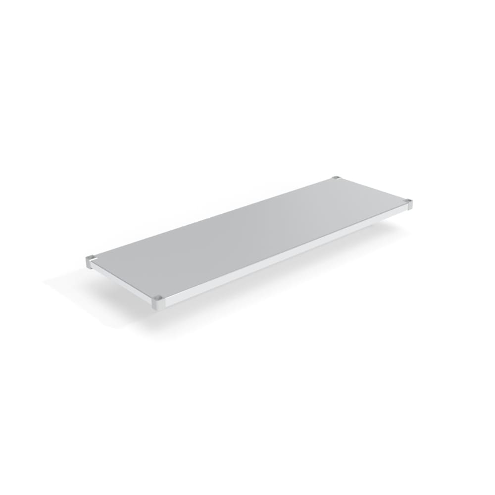 098-2472SB Aluminum Solid Shelf - 72"W x 24"D