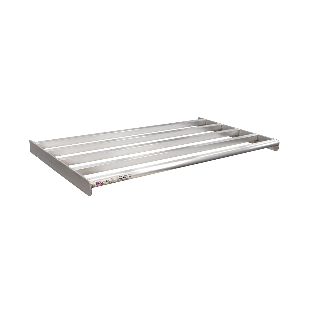 098-2502 HD Bar Shelf for Cantilever Shelving, 42"L x 18"W, Aluminum