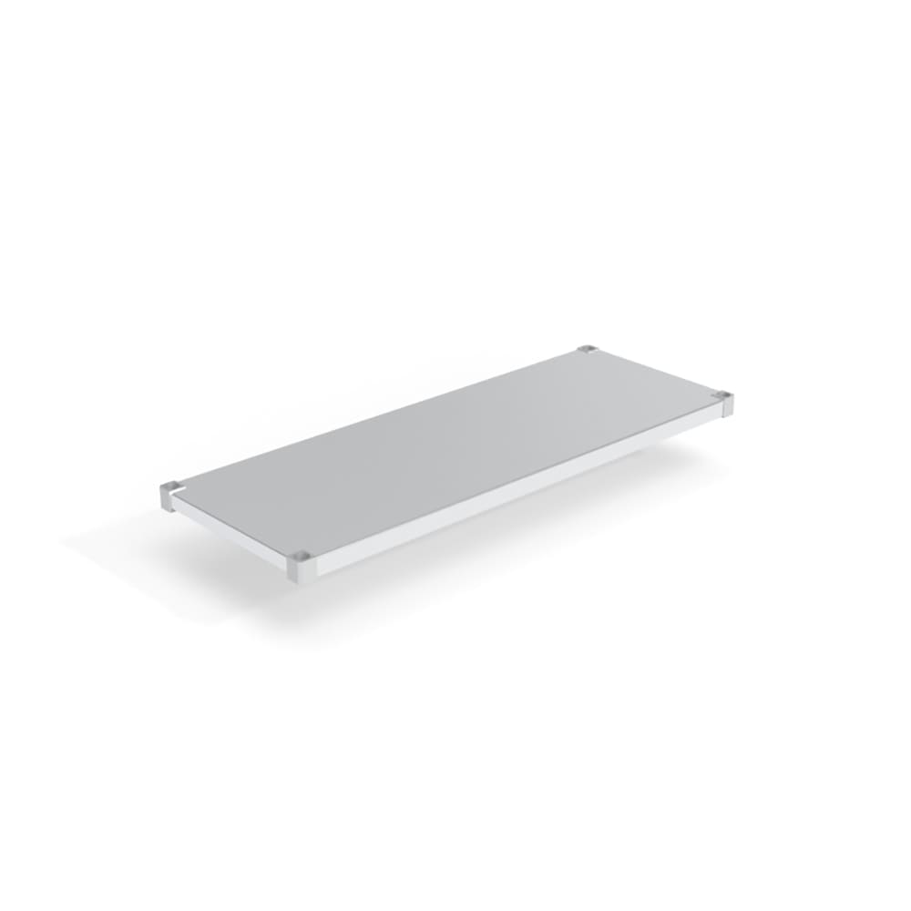 098-2054SB Aluminum Solid Shelf - 54"W x 20"D