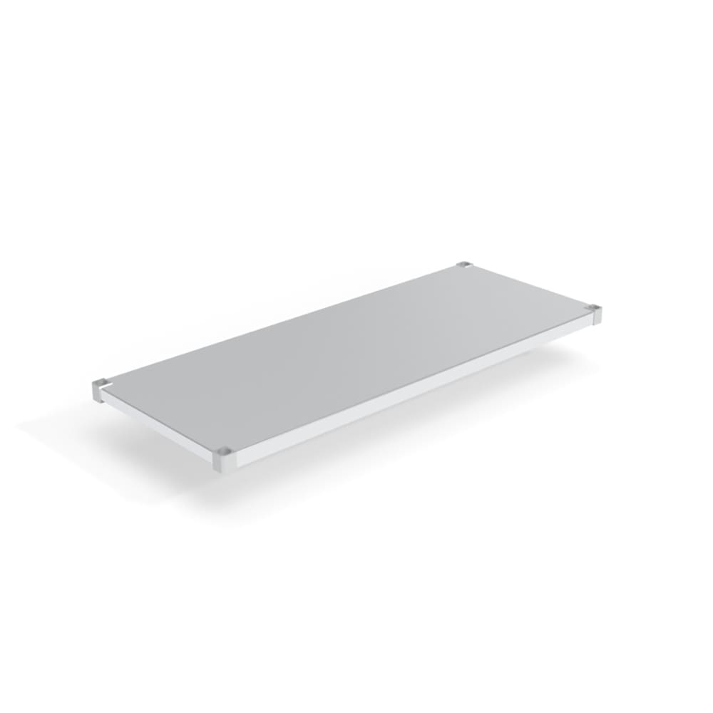098-2460SB Aluminum Solid Shelf - 60"W x 24"D