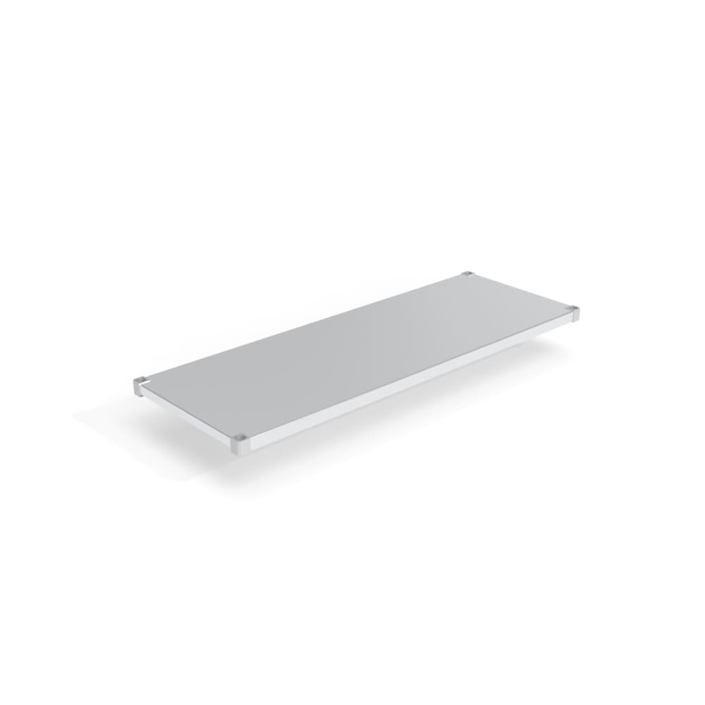 098-2466SB Aluminum Solid Shelf - 66"W x 24"D