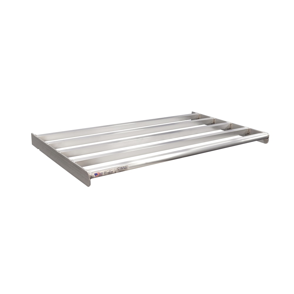 098-2513 HD Bar Shelf for Cantilever Shelving, 48"L x 24"W, Aluminum