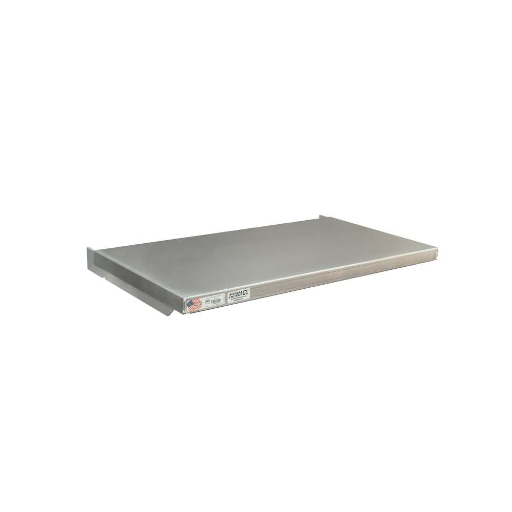 098-2542 Solid Reinforced Shelf for Cantilever Shelving, 42"L x 18"W, Aluminum