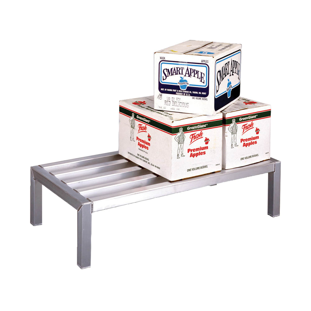 098-4005 48" Stationary Dunnage Rack w/ 4000 lb Capacity, Aluminum
