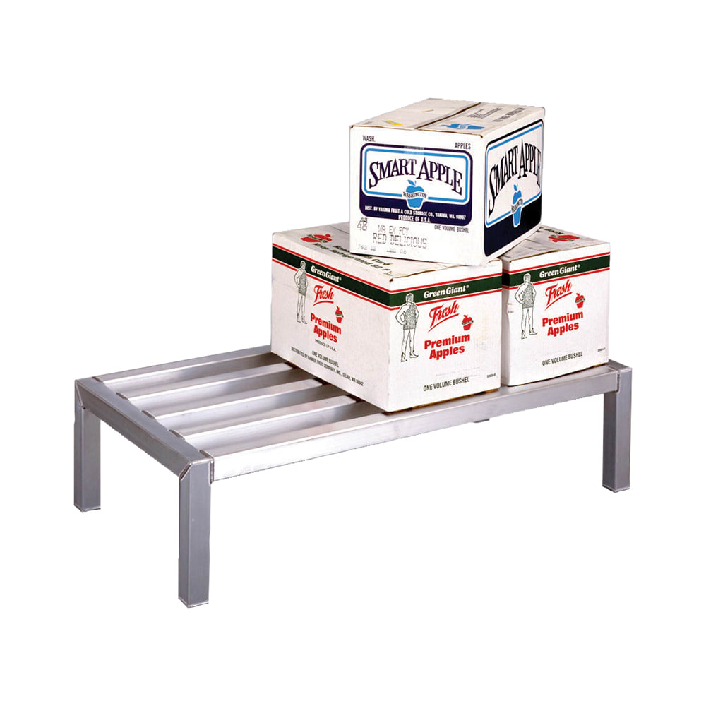 098-4010 60" Stationary Dunnage Rack w/ 4000 lb Capacity, Aluminum