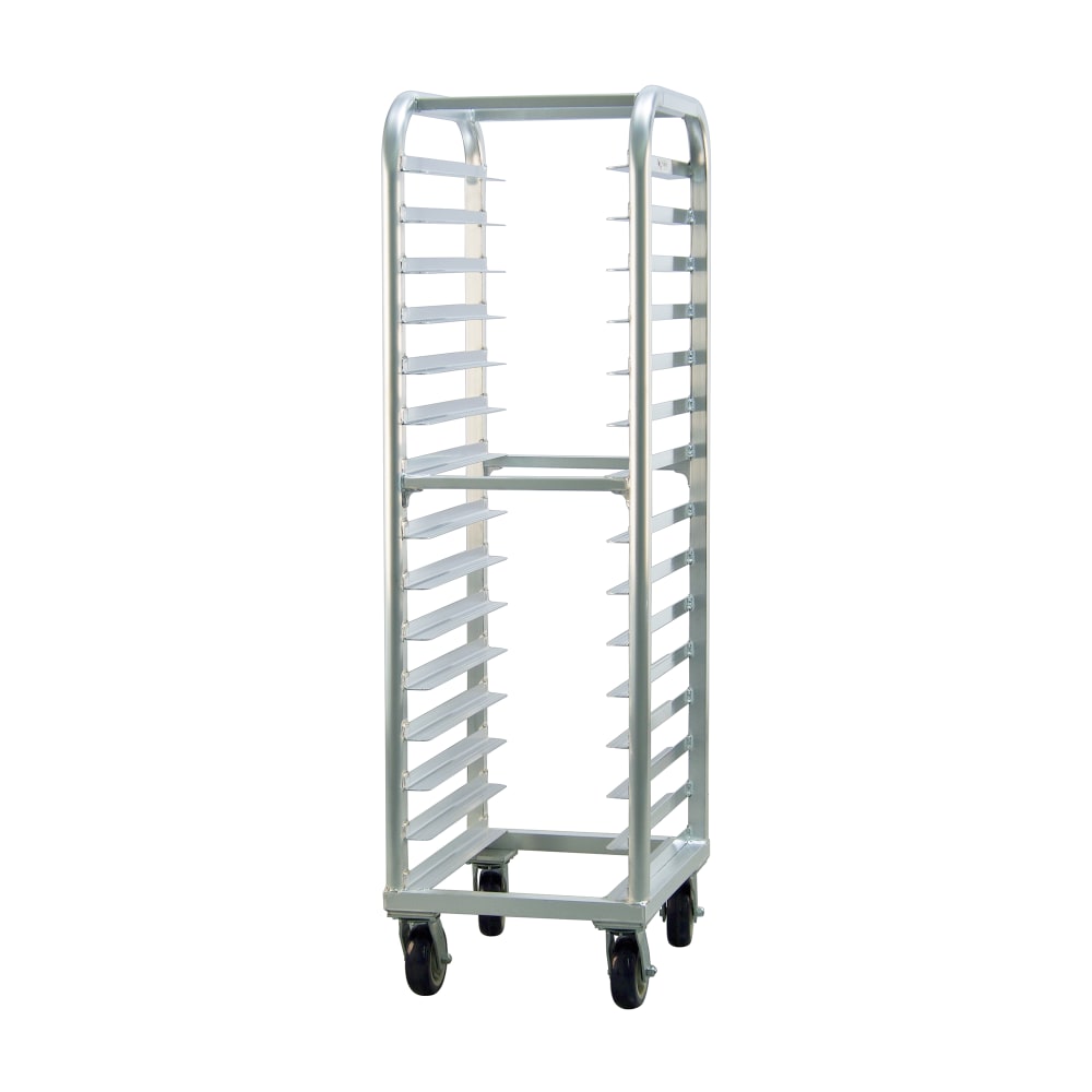 098-4332 21 1/2"W 15 Bun Pan Rack w/ 4" Bottom Load Slides