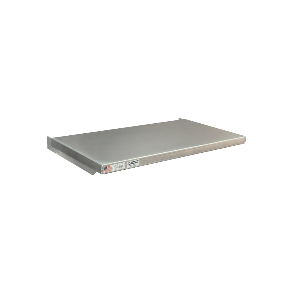 098-2552 Solid Reinforced Shelf for Cantilever Shelving, 42"L x 24"W, Aluminum