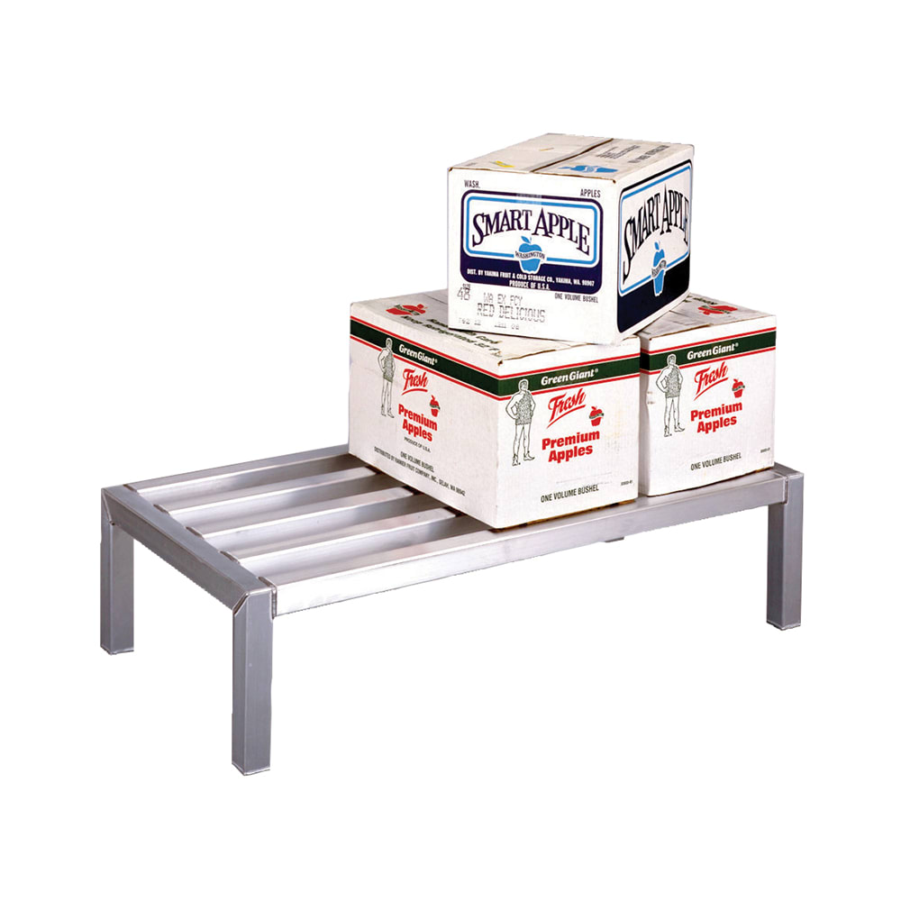098-4004 36" Stationary Dunnage Rack w/ 5000 lb Capacity, Aluminum