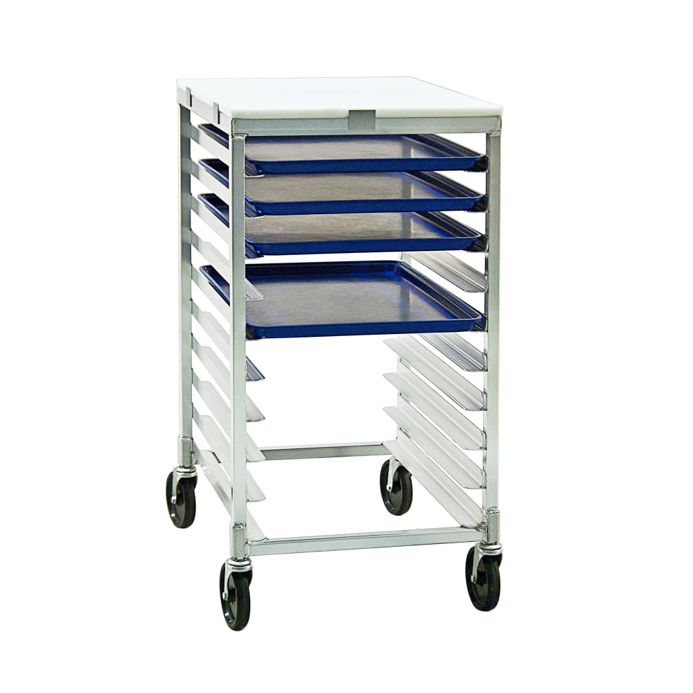 098-92096 20 3/8"W 10 Sheet Pan Rack w/ 3" Bottom Load Slides