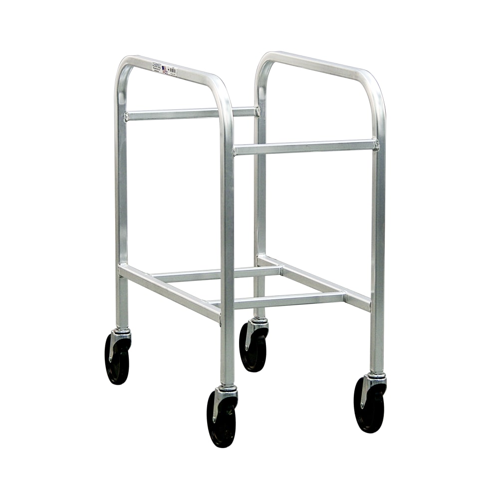 098-6266 Mobile Lug Rack w/ (2)16x25x8 1/2" Lug Capacity & Open Frame Design, Aluminum