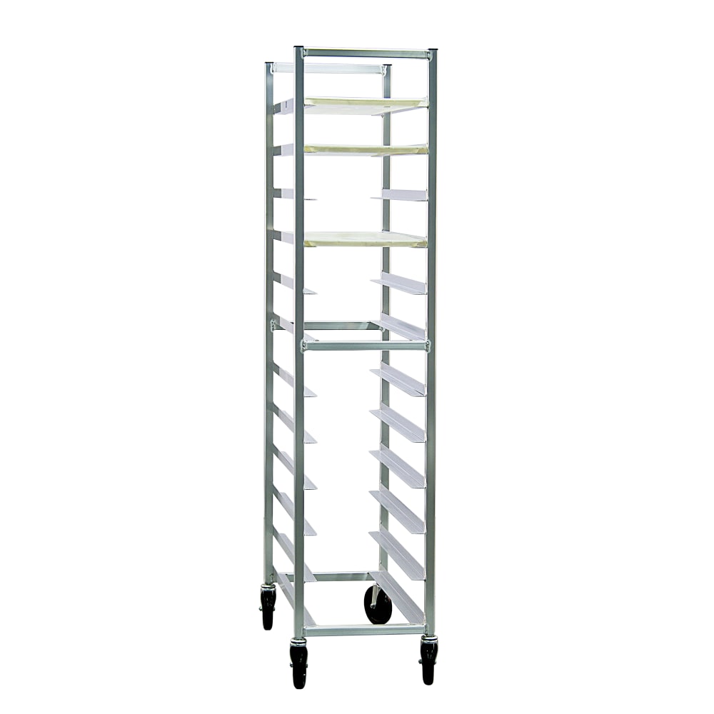 098-6347 15 1/4"W 12 Platter Pan Rack w/ 5" Bottom Load Slides