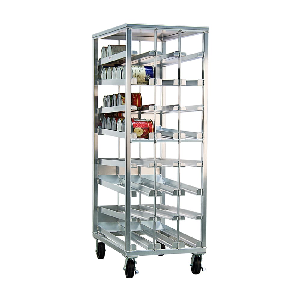 098-97294CK 81 1/8"H Mobile Can Rack w/ (156) #10 Capacity