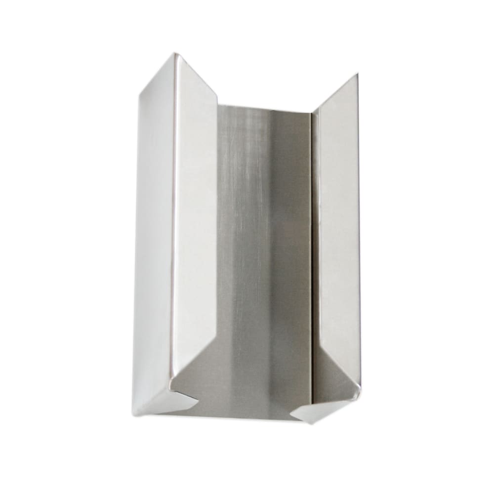 098-98144 Glove Box Holder - 5 3/8"W x 3 7/8"D x 9 11/16"H, Aluminum