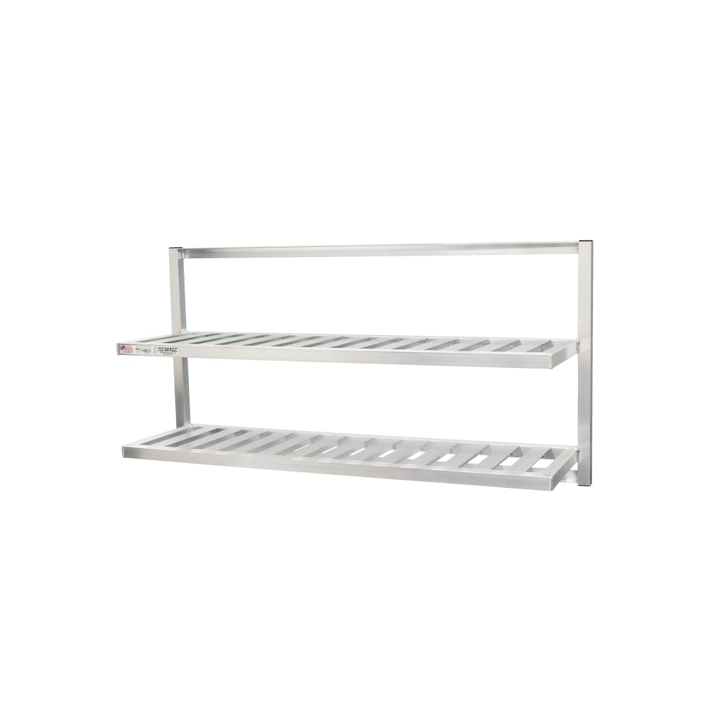 098-98142 T-Bar Wall Mounted Shelf, 60"W x 16"D, Aluminum