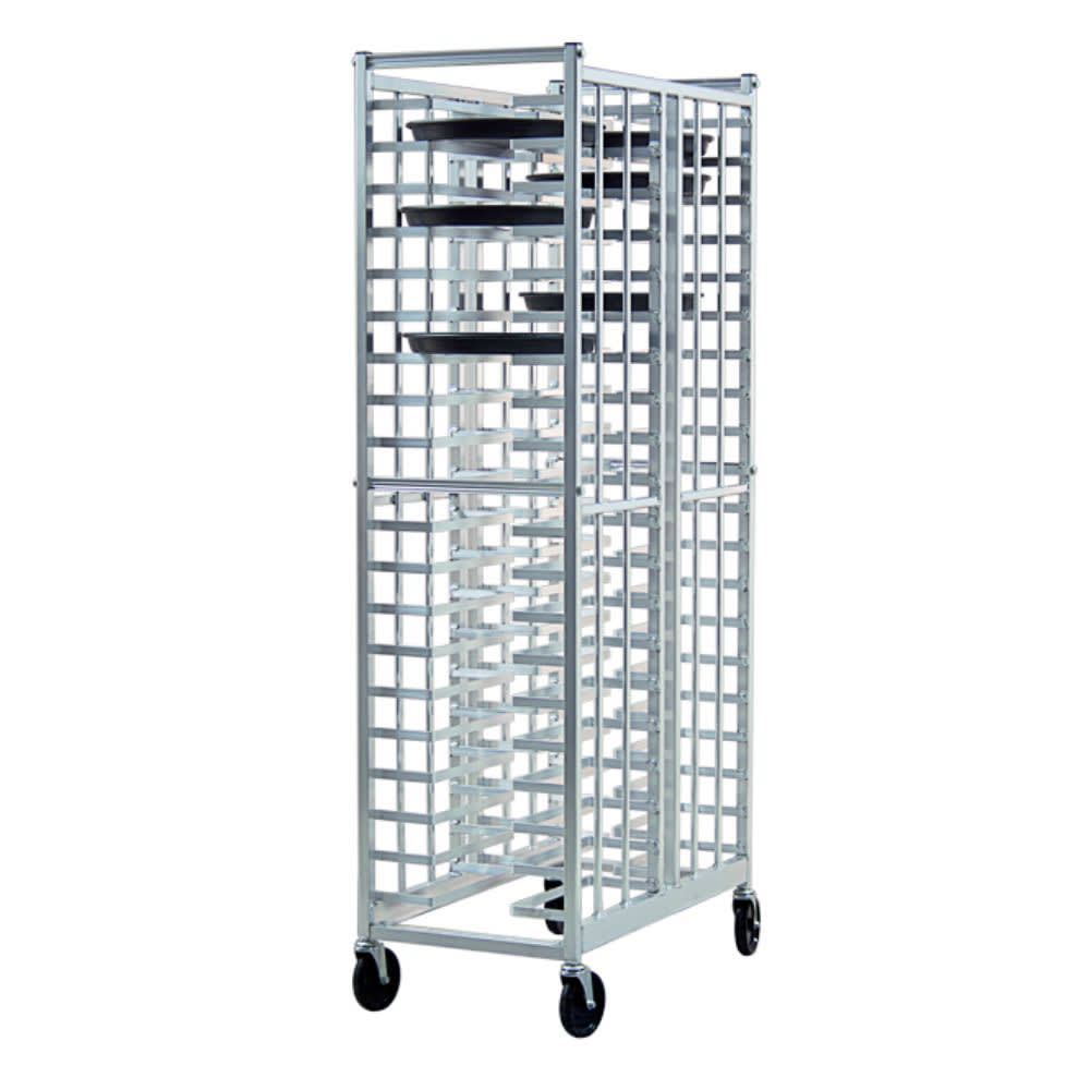 098-99310 20 3/8"W 40 Pizza Pan Rack w/ 2 3/8" Bottom Load Slides