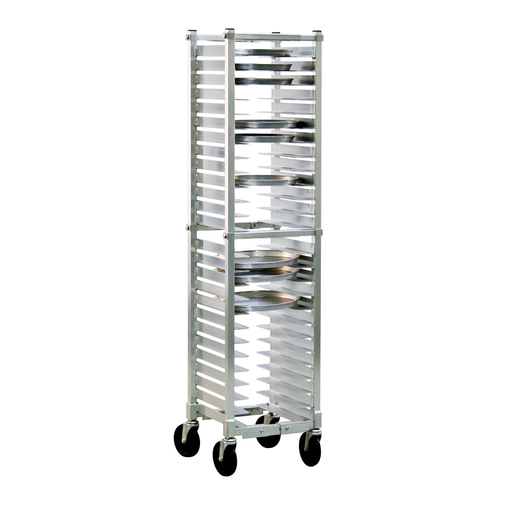 098-NS599A 13 3/8"W 26 Pizza Pan Rack w/ 2" Bottom Load Slides