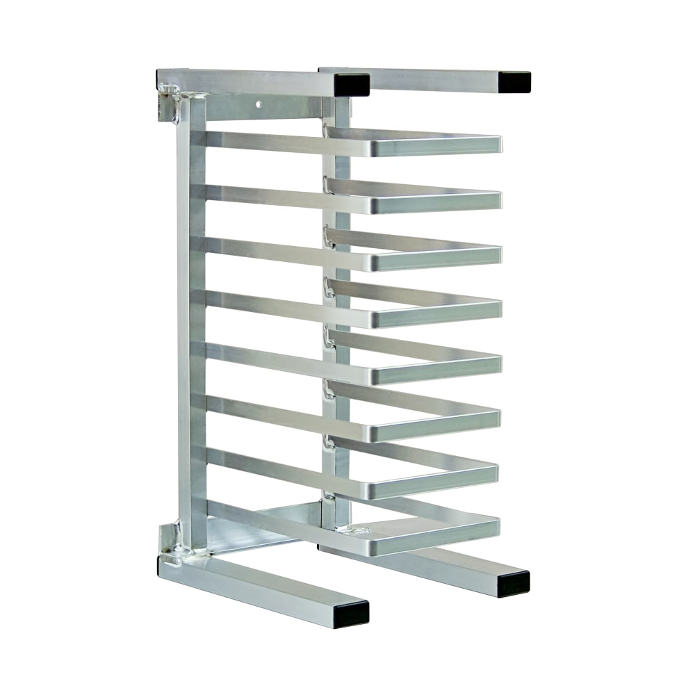 098-99970 12"W 8 Pizza Pan Rack w/ 1 5/8" Bottom Load Slides