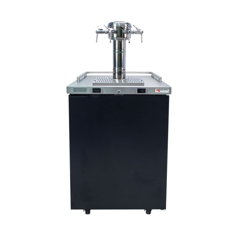 711-MDD23WEE 25" Dual Zone Wine Dispenser w/ (4) 1/6 Size Keg Capacity - (1) Column & (4...