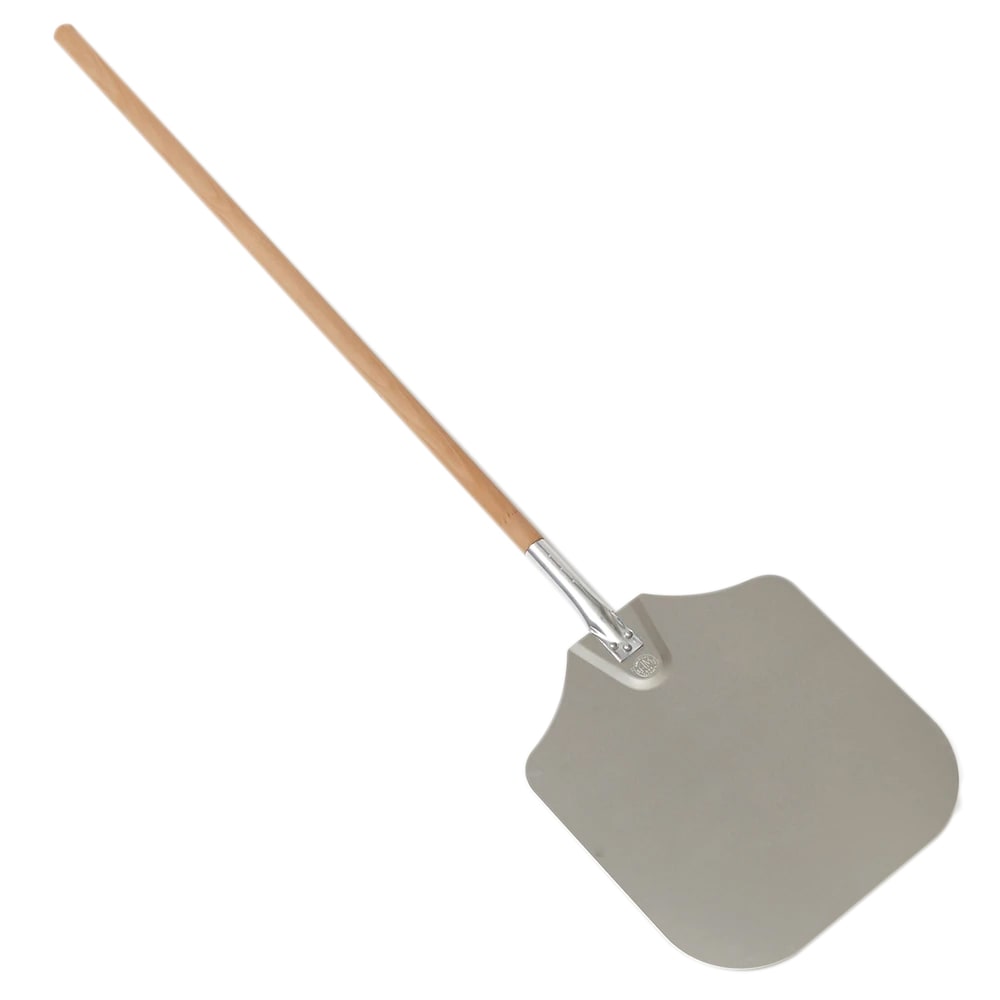 166-5414 54" Pizza Peel w/ 16" x 14" Aluminum Blade, Wood Handle