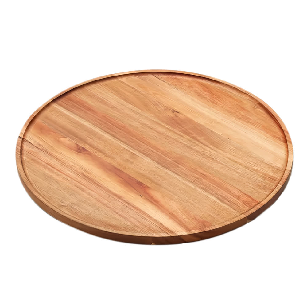 166-ATP16 16" Round Serving Board - Acacia Wood
