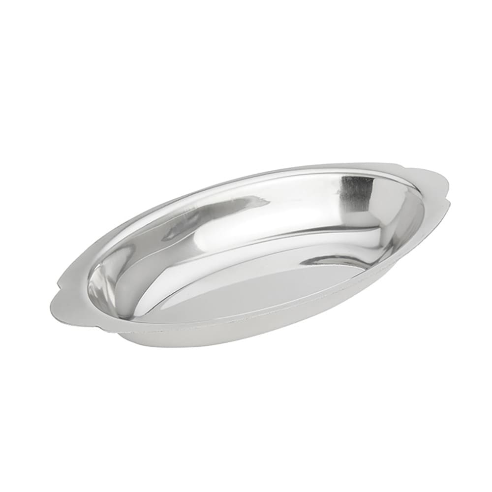 166-AO120 12 oz. Oval, Stainless Rarebit