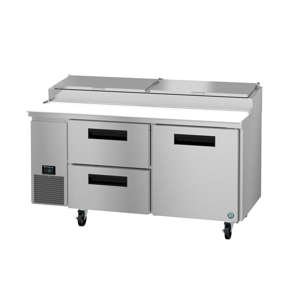440-PR67BD2 67" Steelheart Pizza Prep Table w/Refrigerated Base, 115v