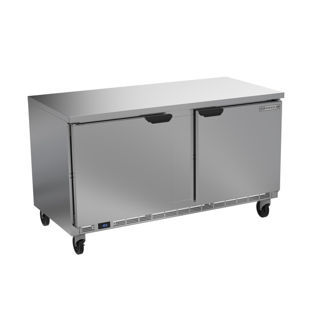 118-WTF60AHCFLT 60" W Worktop Freezer w/ (2) Section & (2) Doors, 115v