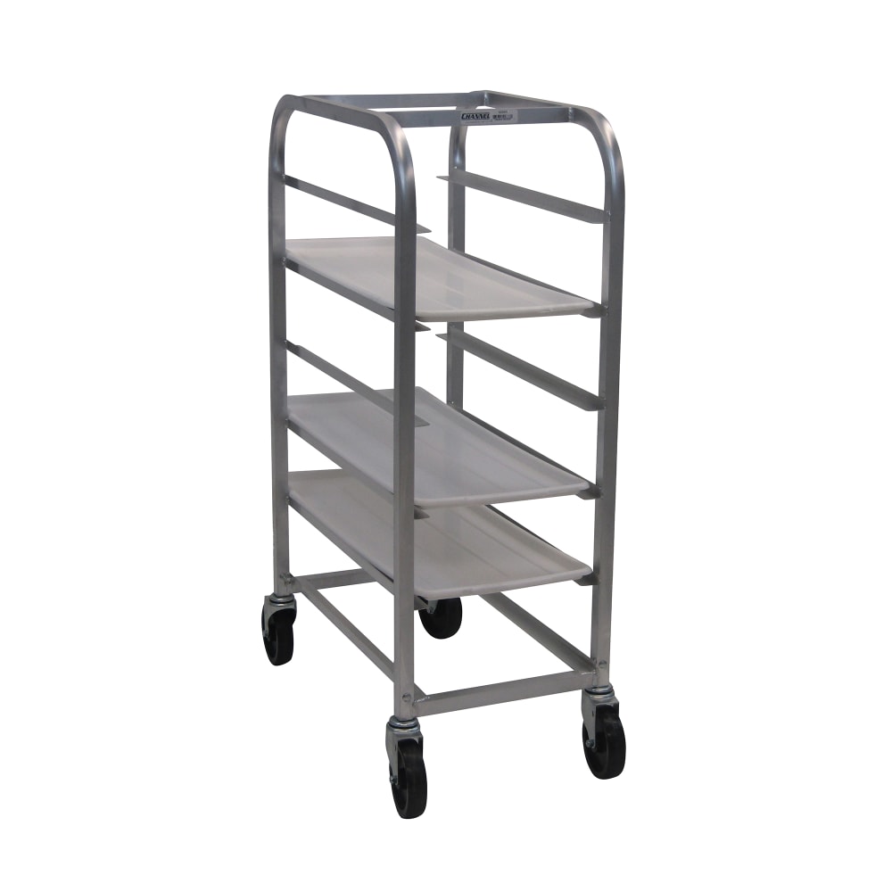 148-522AP 12 1/2"W 12 Platter Pan Rack w/ 6" Bottom Load Slides