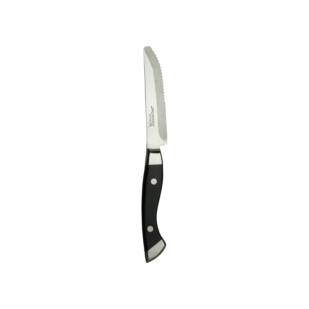 Walco WL670527 10 1/4" Boston Chop Knife w/ Black Plastic Delrin Handle