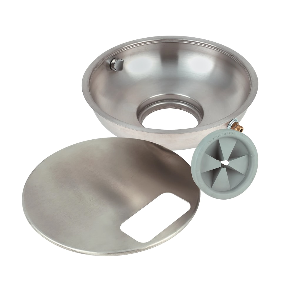 023-18ABOWLASY (1) Compartment Disposal Sink - 18"D, Sidesplashes