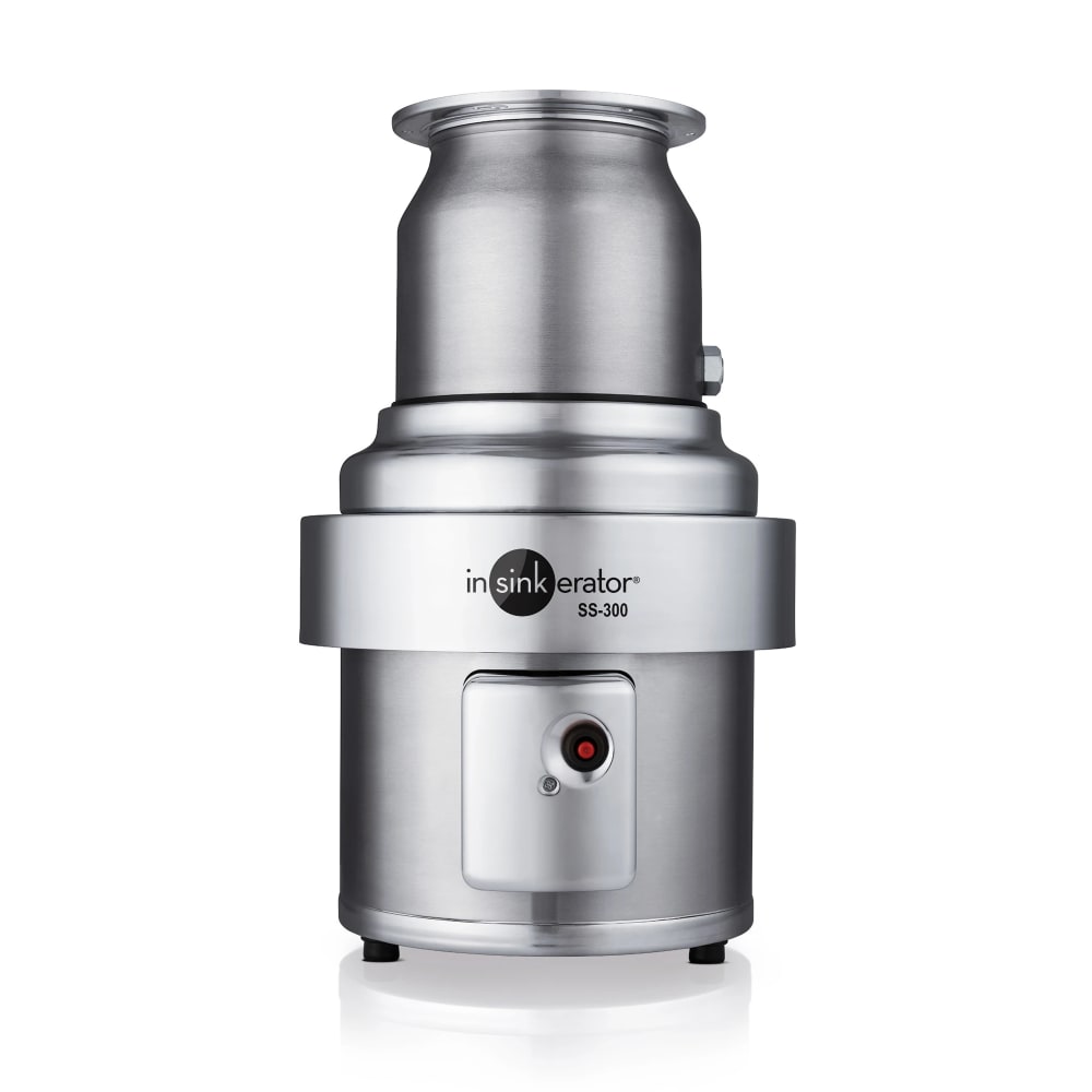 023-SS300 Disposer, Basic Unit Only, Stainless, 3 HP, 208v/3ph