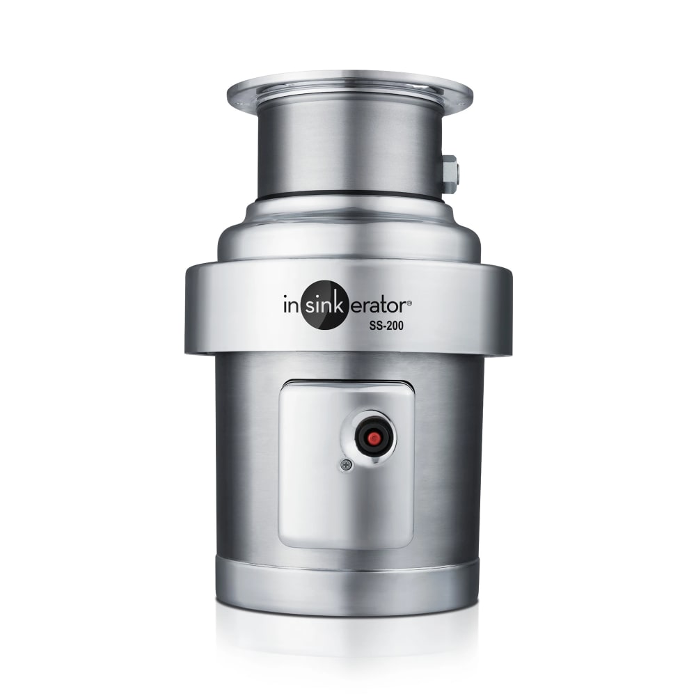 023-SS200 Disposer, Basic Unit Only, Stainless, 2 HP, 115v