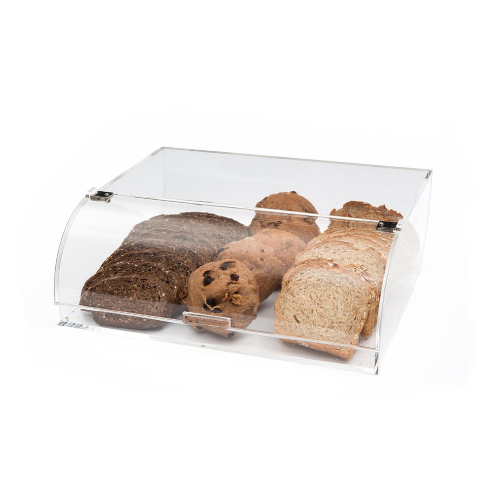 209-BAKST2248 Countertop Bakery Display Bin - 12x15x5" Acrylic, Clear
