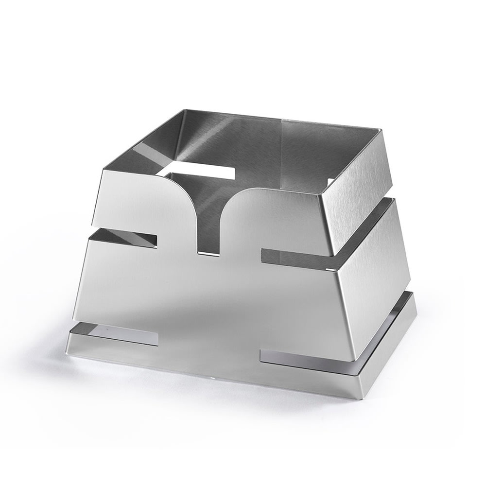 209-LD135 Pyramid Riser - 11 3/55 x 8 3/10 x 7 1/2", Stainless